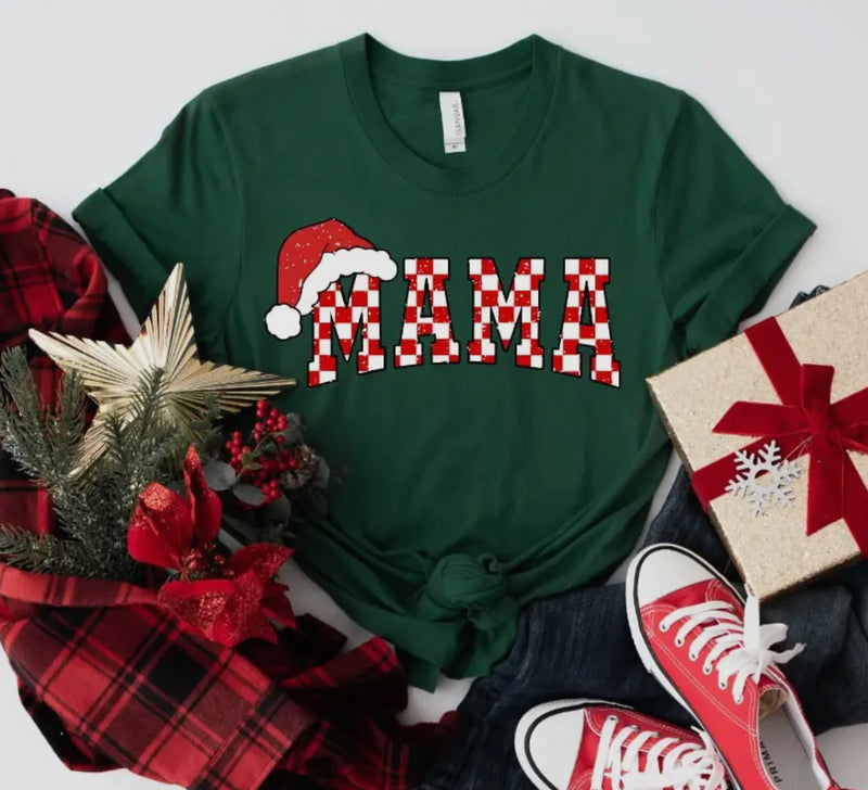 Santa Hat MAMA Tee