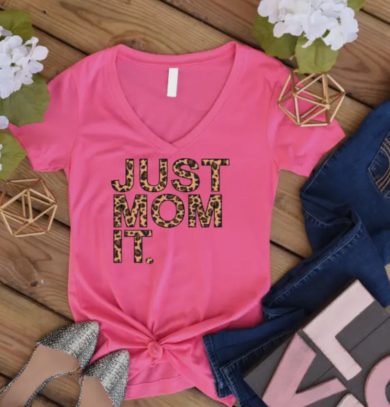 Just Mom It V-Neck