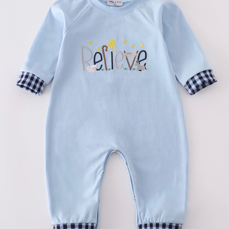 Believe Applique Romper