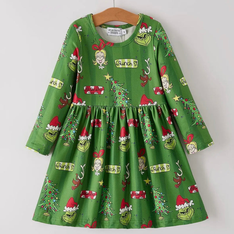 Dark Green Grinch Dress